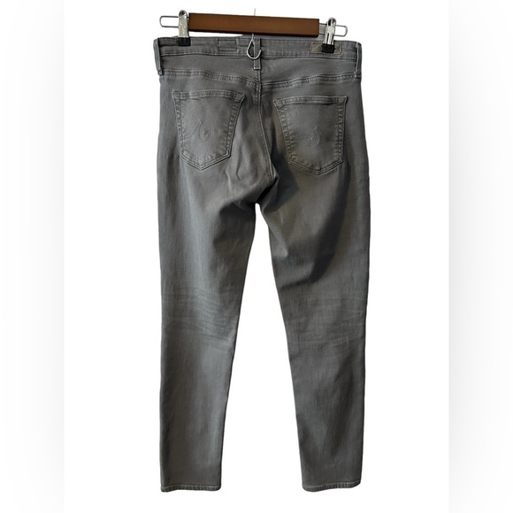 AG Adriano Goldschmied Stevie Slim Straight Ankle Jean gray size 26R - Picture 2 of 12